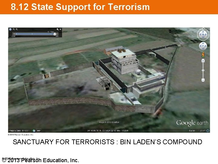 8. 12 State Support for Terrorism SANCTUARY FOR TERRORISTS : BIN LADEN’S COMPOUND ©