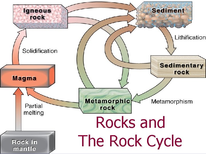 Rocks and The Rock Cycle A rock is