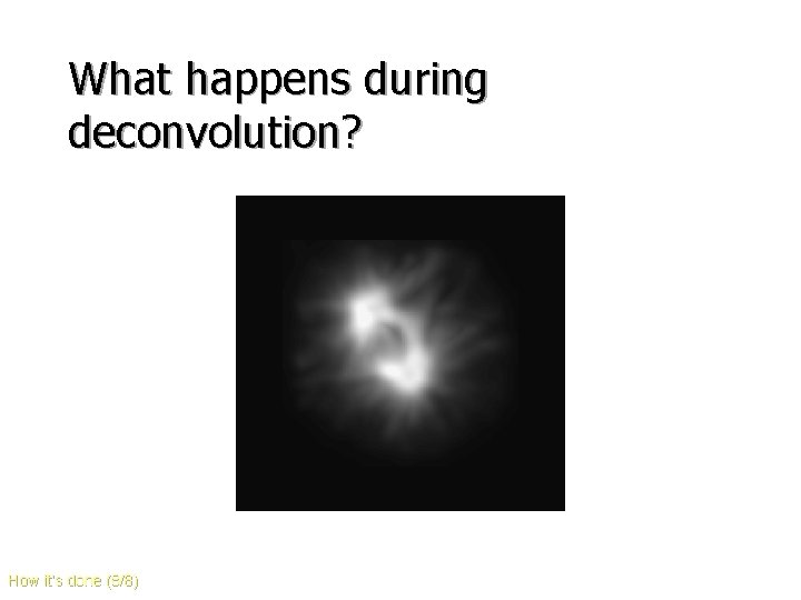 What happens during deconvolution? How it’s done (8/8) 