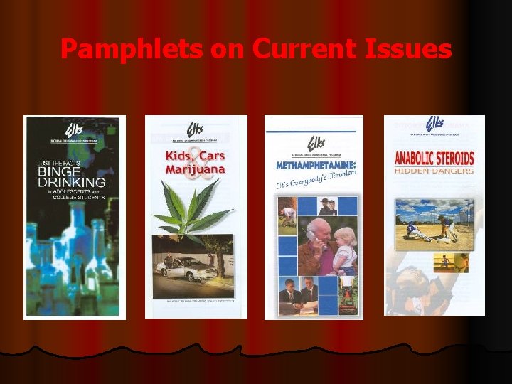 Pamphlets on Current Issues 