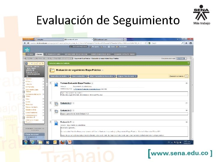 Evaluación de Seguimiento 