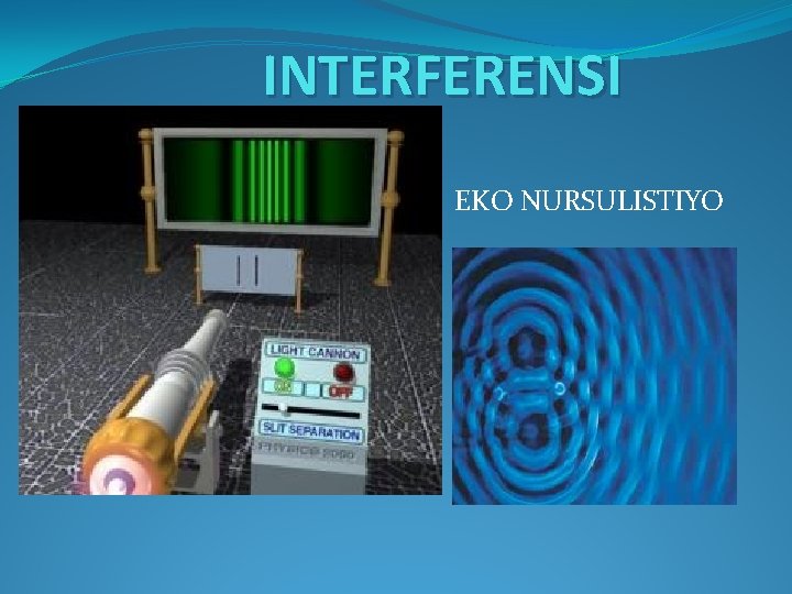 INTERFERENSI EKO NURSULISTIYO 