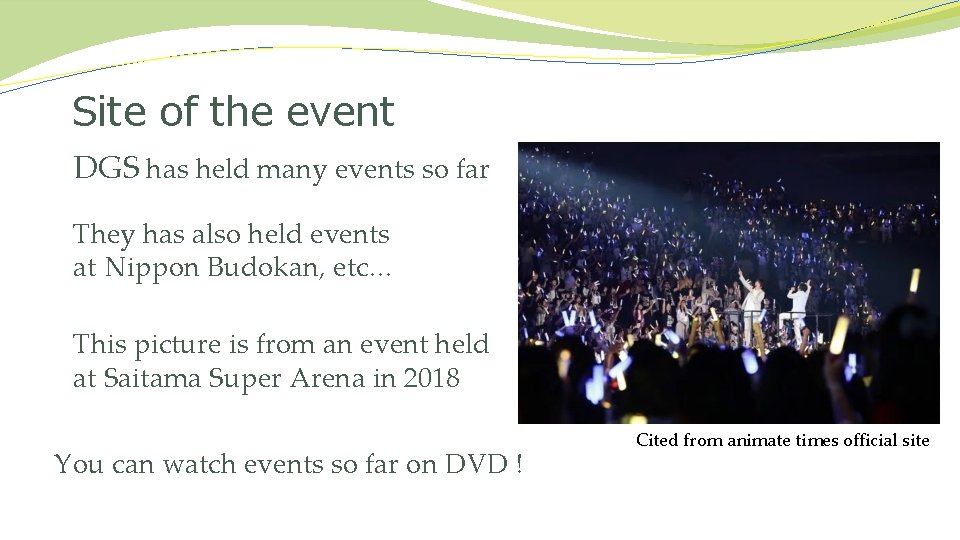 Site of the event DGS has held many events so far They has also