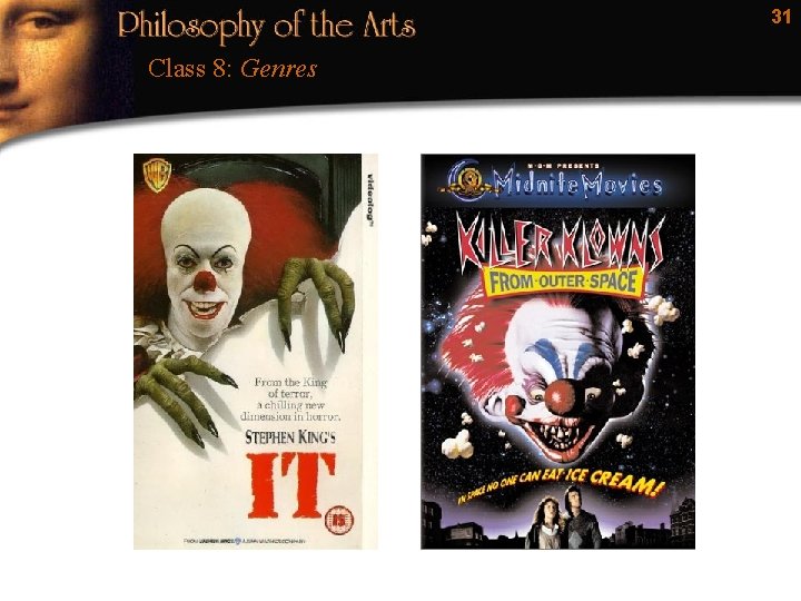 31 Class 8: Genres 