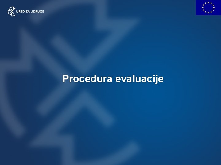 Procedura evaluacije 