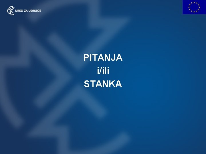 PITANJA i/ili STANKA 