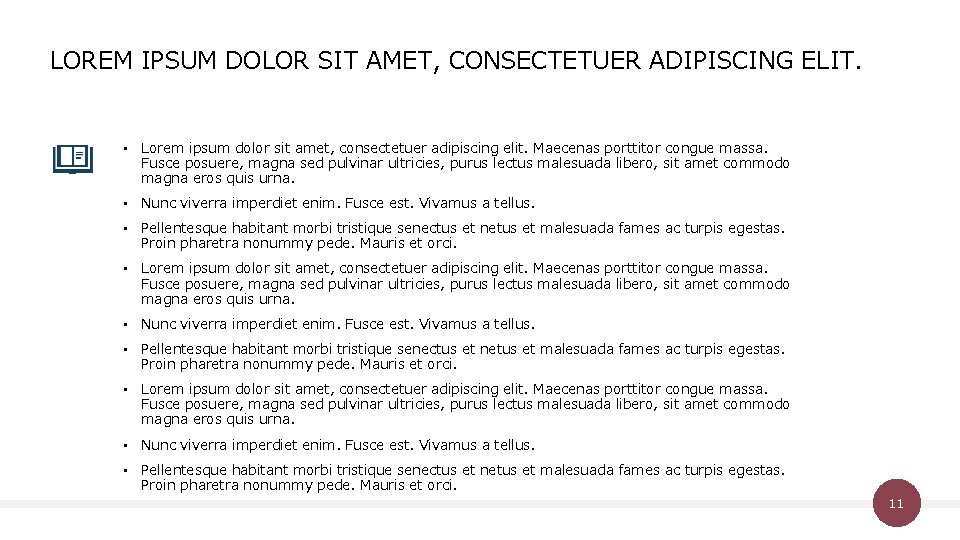 LOREM IPSUM DOLOR SIT AMET, CONSECTETUER ADIPISCING ELIT. • Lorem ipsum dolor sit amet,