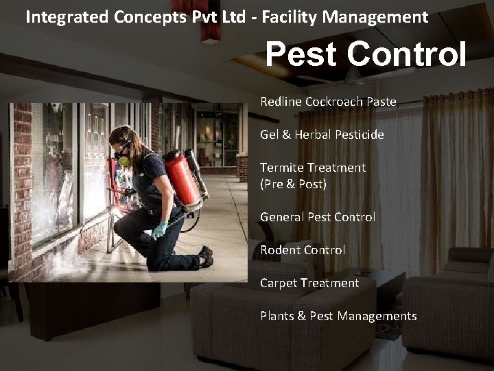 Integrated Concepts Pvt Ltd - Facility Management Pest Control Redline Cockroach Paste Gel &