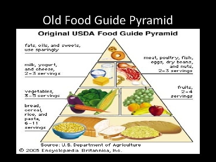 Old Food Guide Pyramid 