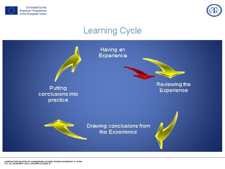 Learning Cycle Having an Experience 