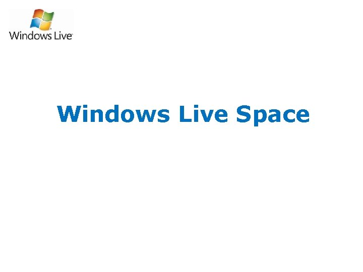 Windows Live Space 