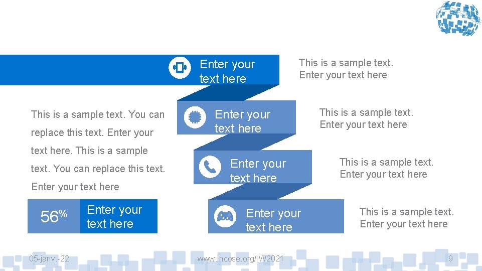 Enter your text here This is a sample text. You can replace this text.