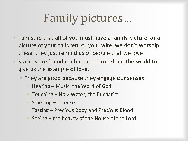 Family pictures… • I am sure that all of you must have a family