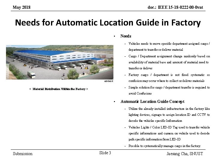 May 2018 doc. : IEEE 15 -18 -0222 -00 -0 vat Needs for Automatic