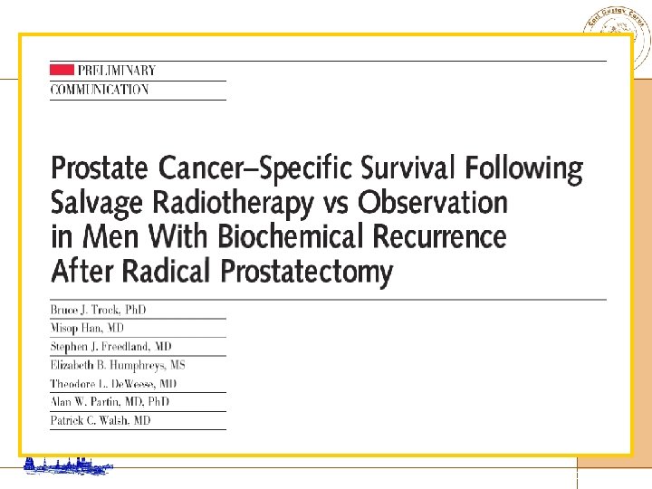 Salvage radiotherapy within 2 years of biochemical recurrence was associated with a significant increase