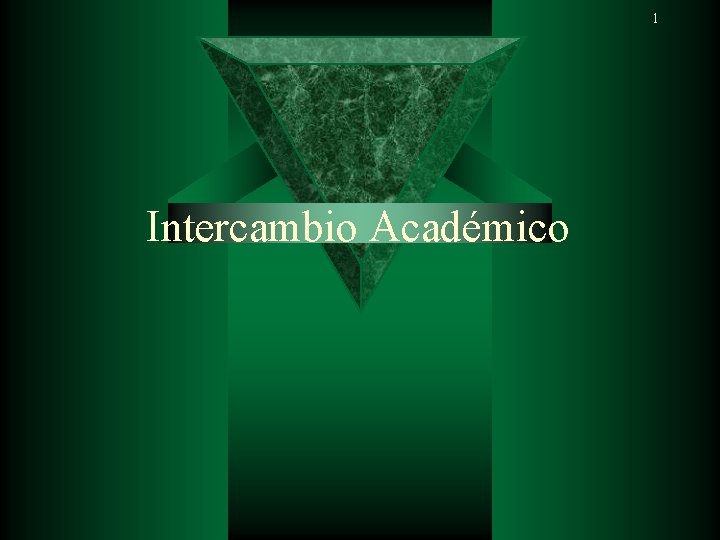 1 Intercambio Académico 