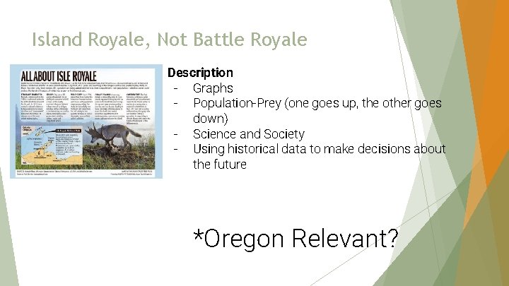 Island Royale, Not Battle Royale Description - Graphs - Population-Prey (one goes up, the