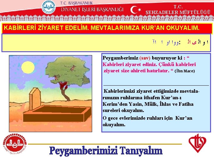 T. C. ŞEHZADELER MÜFTÜLÜĞÜ KÖYCEĞİZ MÜFTÜLÜĞÜ KABİRLERİ ZİYARET EDELİM. MEVTALARIMIZA KUR’AN OKUYALIM. ﻭﻭﺍ ﺍﻭ