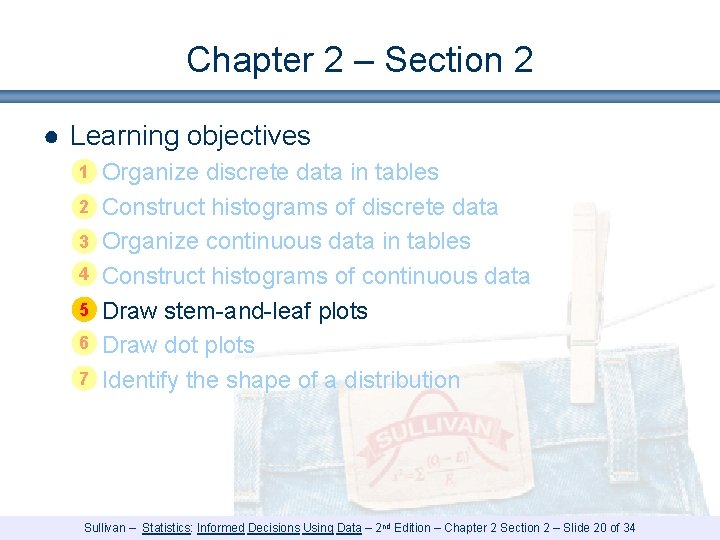 Chapter 2 – Section 2 ● Learning objectives 1 § 2 § 3 § Chapter 2 – Section 2 ● Learning objectives 1 § 2 § 3 §