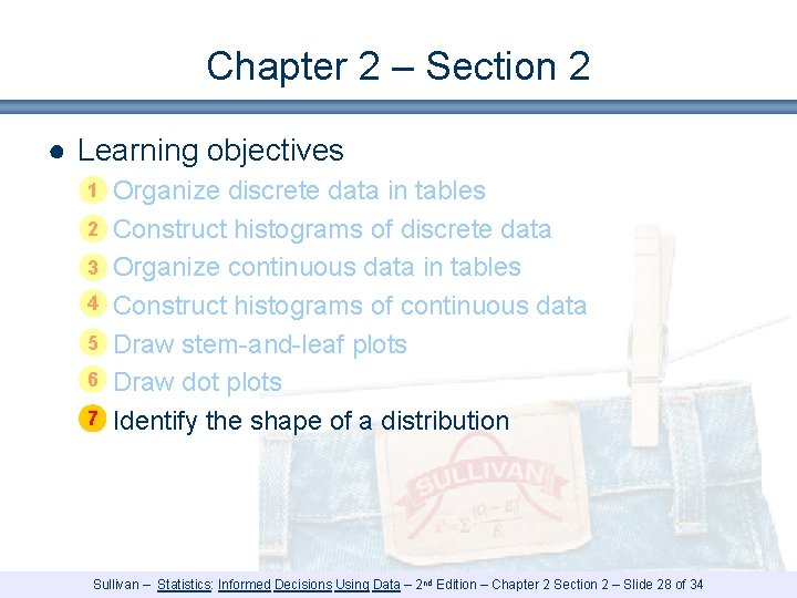 Chapter 2 – Section 2 ● Learning objectives 1 § 2 § 3 § Chapter 2 – Section 2 ● Learning objectives 1 § 2 § 3 §