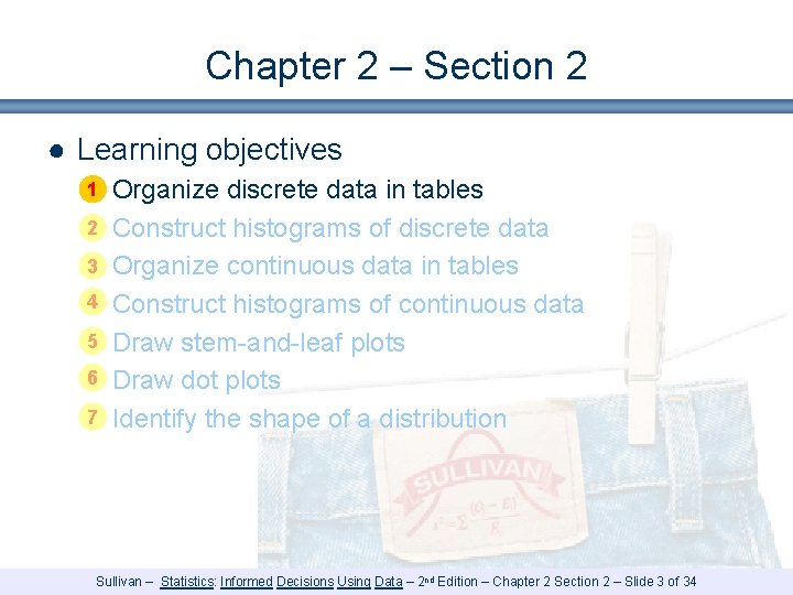 Chapter 2 – Section 2 ● Learning objectives 1 § 2 § 3 § Chapter 2 – Section 2 ● Learning objectives 1 § 2 § 3 §
