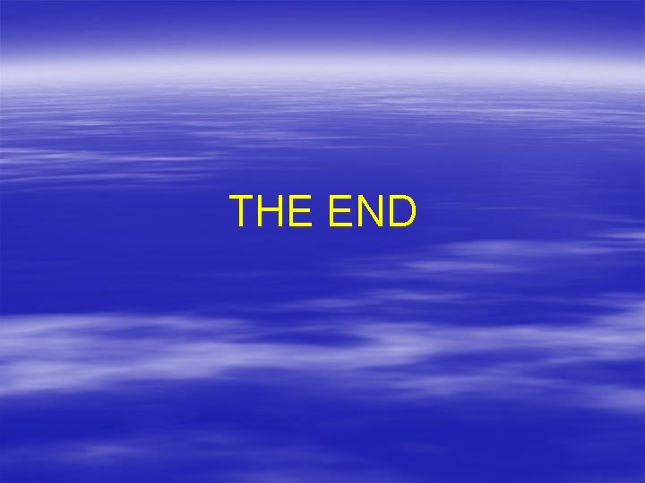 THE END 