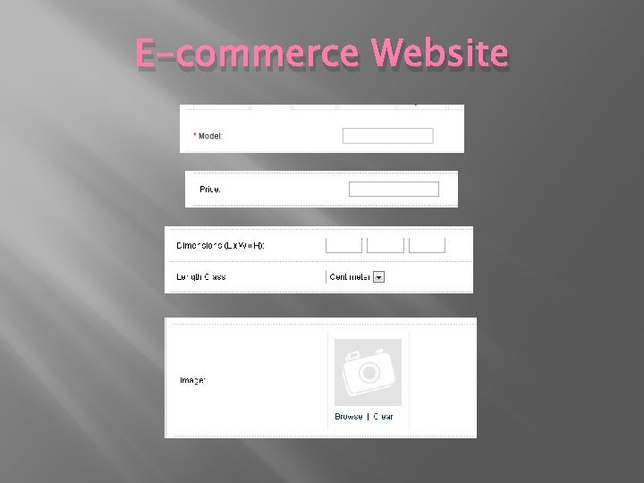 E-commerce Website 