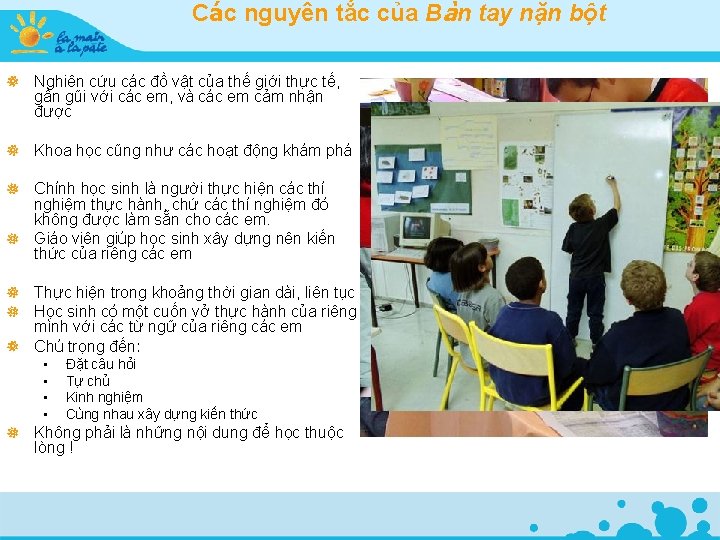 Các nguyên tắc của Bàn tay nặn bột Nghiên cứu các đồ vật của