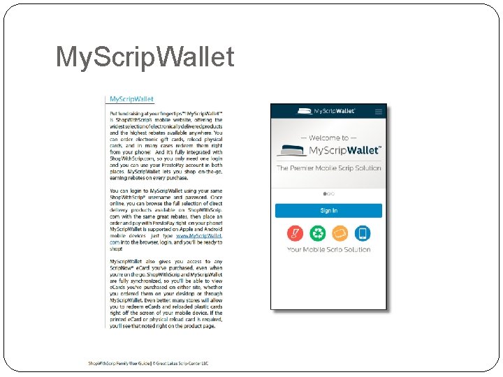 My. Scrip. Wallet 