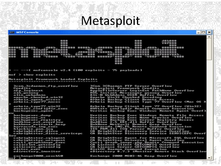 Metasploit Metasploit