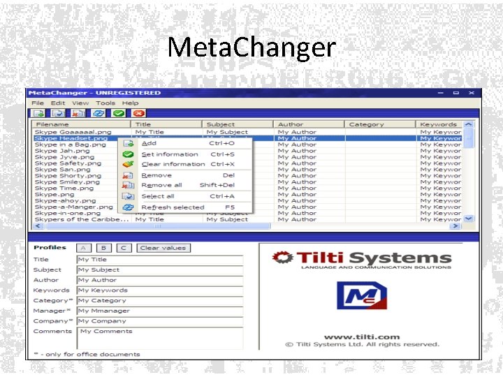 Meta. Changer Meta. Changer