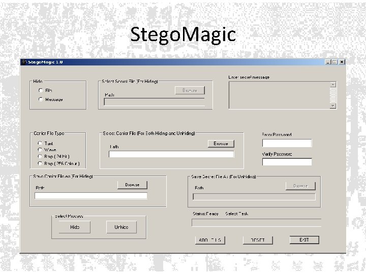 Stego. Magic Stego. Magic