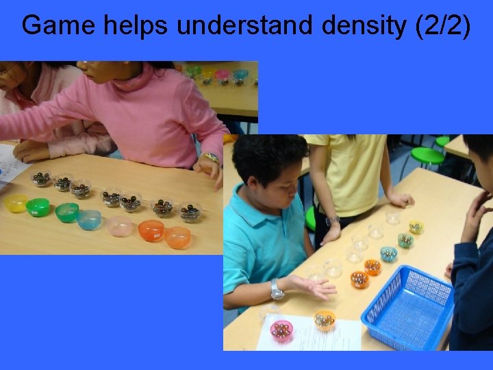 Game helps understand density (2/2) 