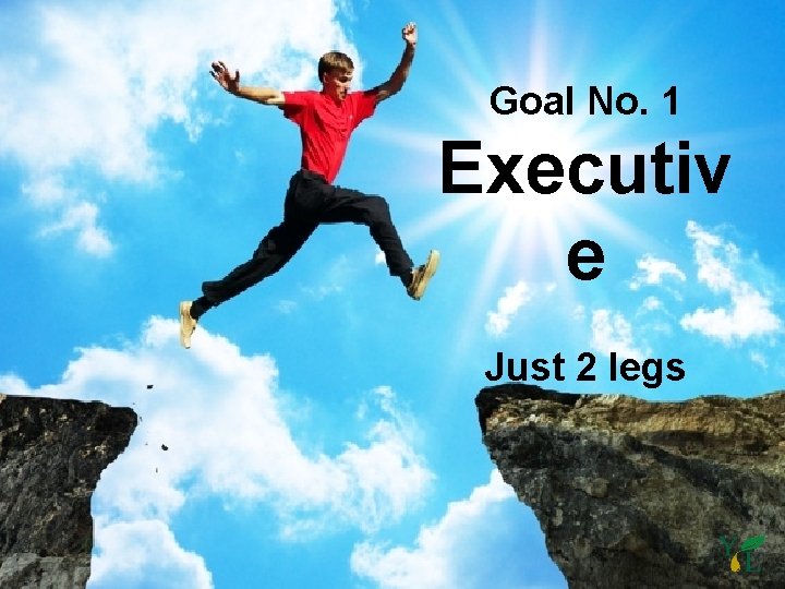 Goal No. 1 Executiv e Just 2 legs 