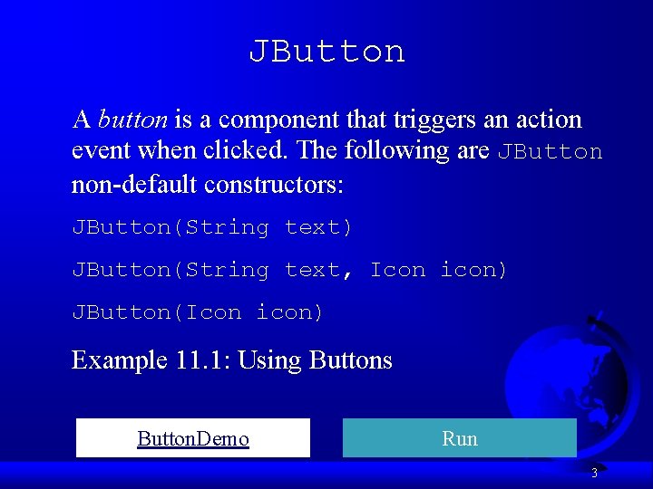 Chapter 11 Creating User Interfaces F What is