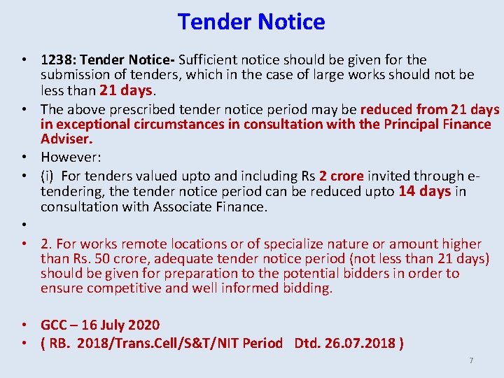 Tender Notice • 1238: Tender Notice- Sufficient notice should be given for the submission Tender Notice • 1238: Tender Notice- Sufficient notice should be given for the submission