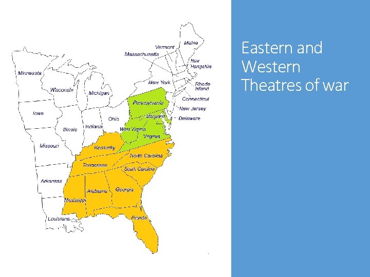 Eastern and Western Theatres of war 