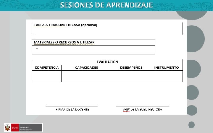 SESIONES DE APRENDIZAJE 