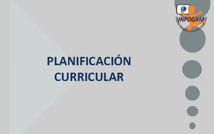 PLANIFICACIÓN CURRICULAR 