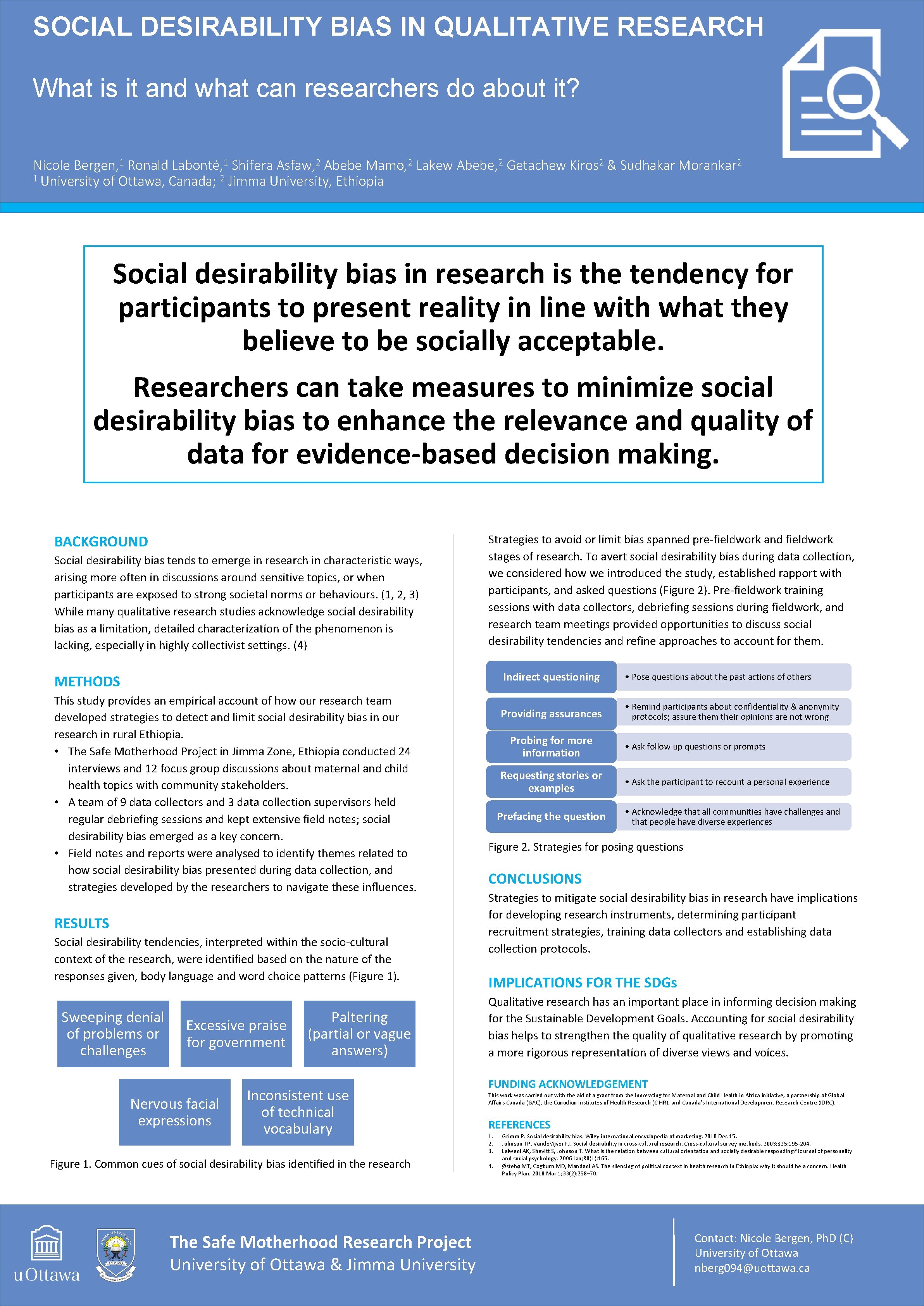 SOCIAL DESIRABILITY BIAS IN QUALITATIVE RESEARCH What is it and what can researchers do