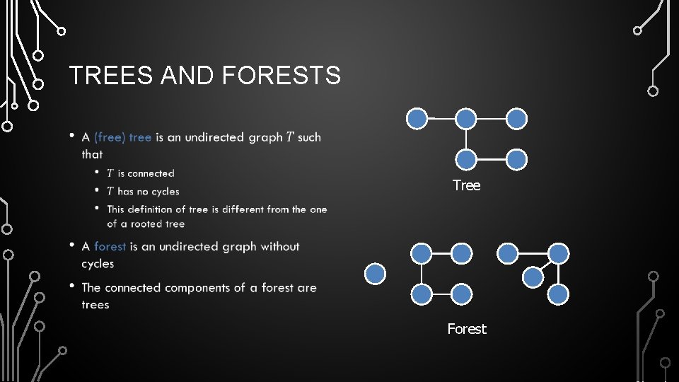 TREES AND FORESTS • Tree Forest 