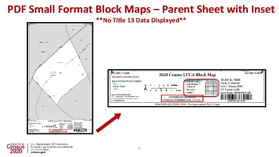PDF Small Format Block Maps – Parent Sheet with Inset **No Title 13 Data