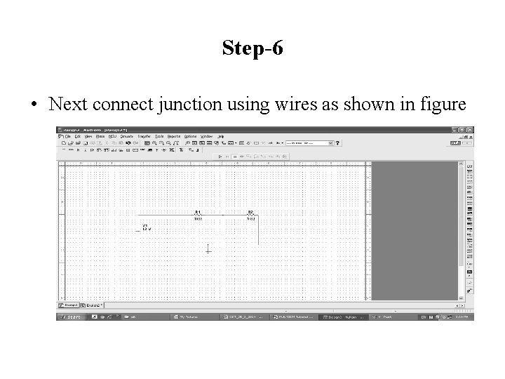 Step-6 • Next connect junction using wires as shown in figure 