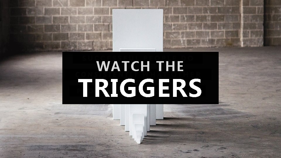 WATCH THE TRIGGERS 