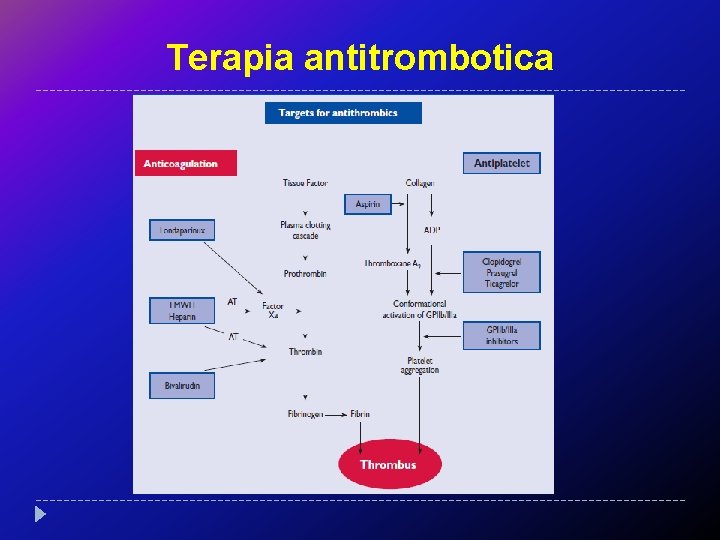 Terapia antitrombotica 