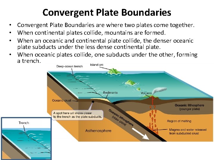 Convergent Plate Boundaries • Convergent Plate Boundaries are where two plates come together. •