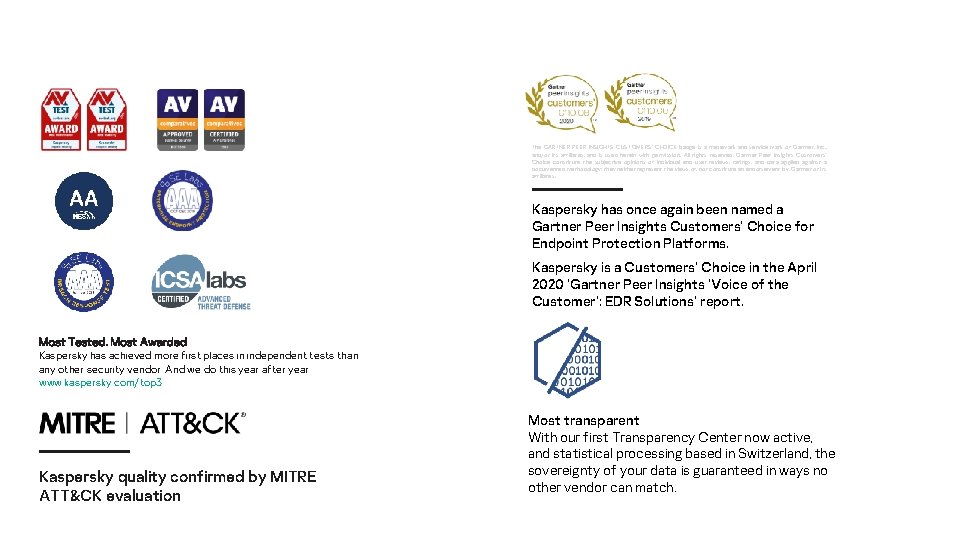 The GARTNER PEER INSIGHTS CUSTOMERS’ CHOICE badge is a trademark and service mark of