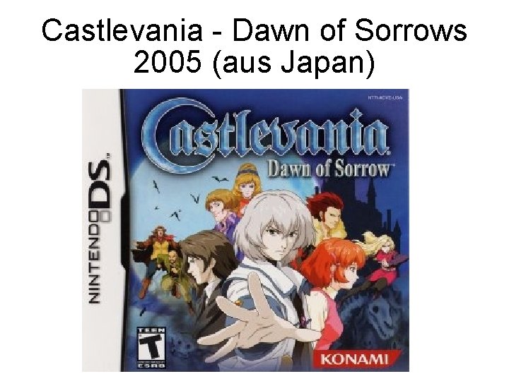 Castlevania - Dawn of Sorrows 2005 (aus Japan) 