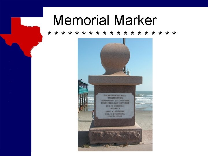 Memorial Marker ********** 