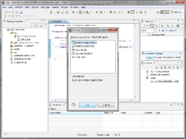 Android Science Lab Lifecare Science LAB Android Seminar 2 nd class